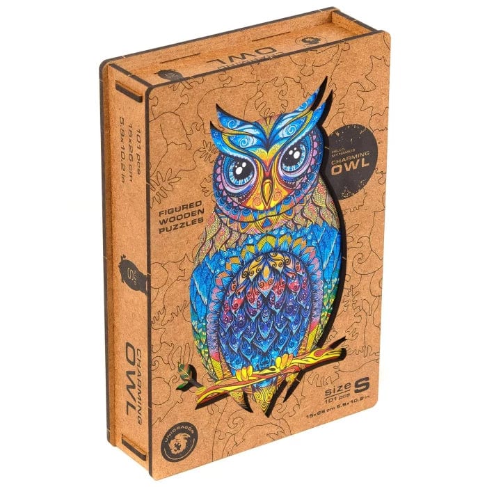 Charming Owl | Wooden Jigsaw Puzzle
