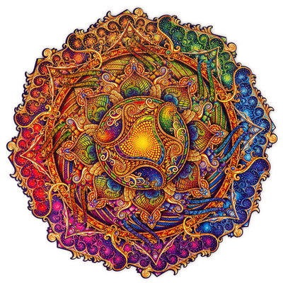Mandala Inexhaustible Abundance | Wooden Jigsaw Puzzle