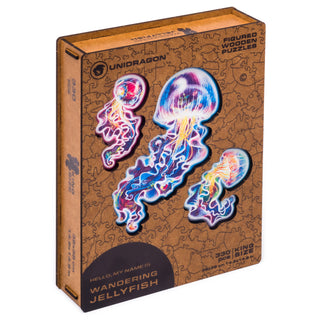 Wandering Jellyfish | Wooden Jigsaw Puzzle