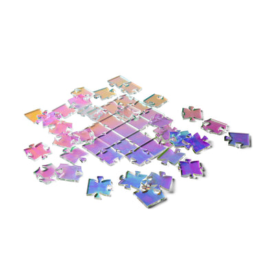 Iridescent | 49 Piece Jigsaw Puzzle Waves Puzzle Puzzledly.
