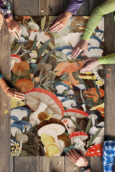 Woodland Mushrooms | 1,000 Piece Jigsaw Puzzle