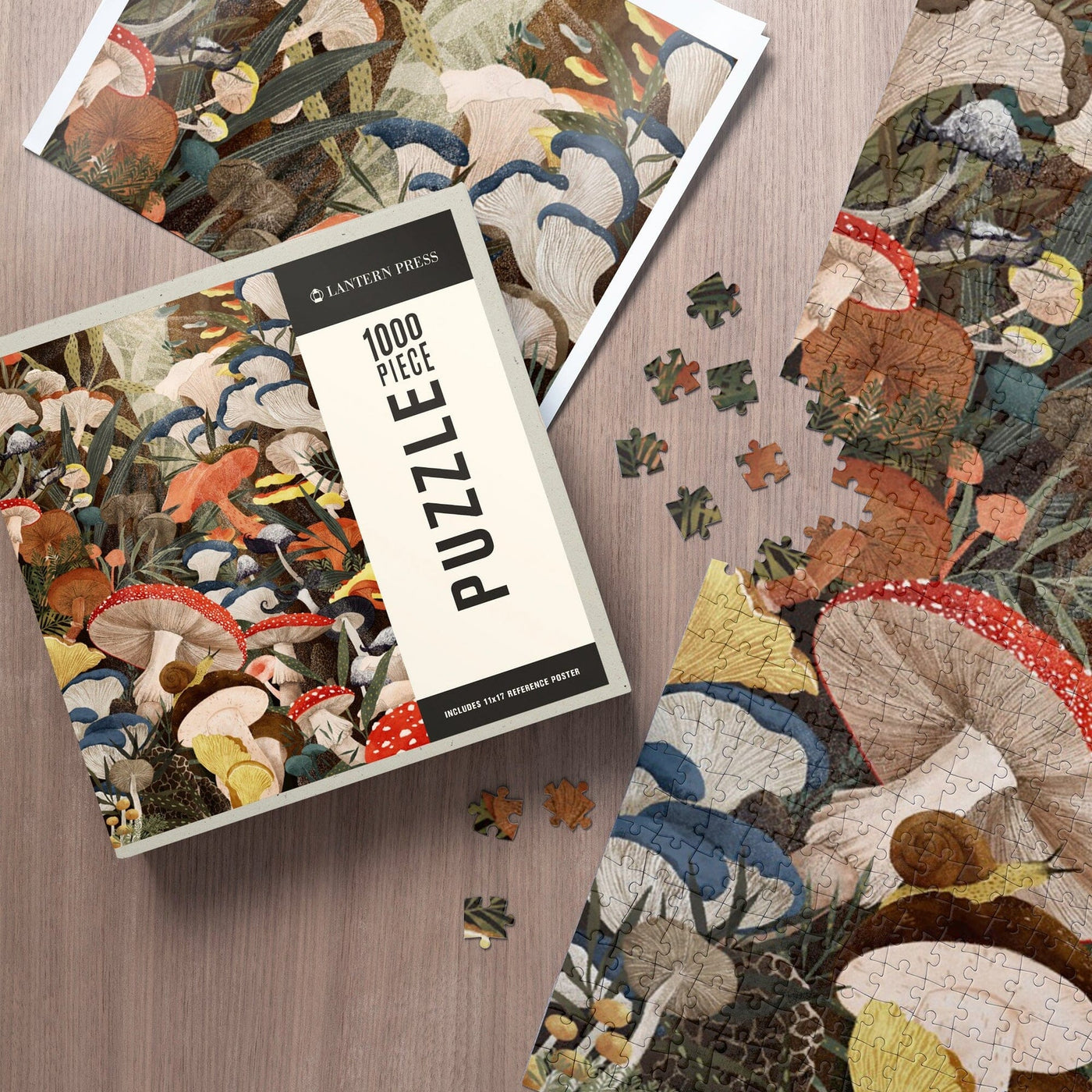 Woodland Mushrooms | 1,000 Piece Jigsaw Puzzle